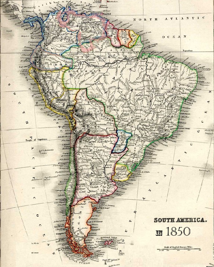 Imagemap South America